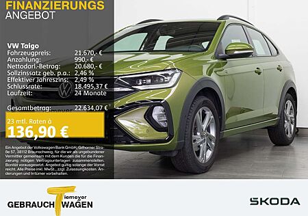 VW Taigo Volkswagen 1.0 TSI R-LINE IQ.LIGHT NAVI SITZHZ LM17
