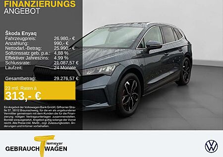 Skoda Enyaq iV 80 LODGE AHK PANO WÄRMEPUMPE