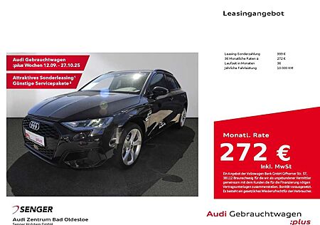 Audi A3 advanced 30 TDI AHK Optik schwarz