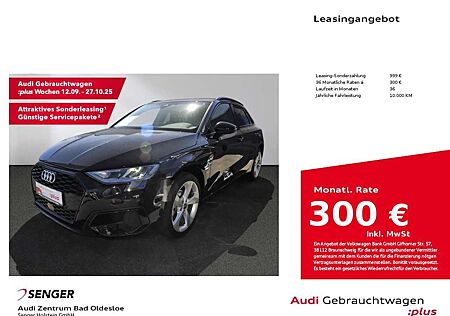 Audi A3 advanced 30 TDI AHK Optik schwarz