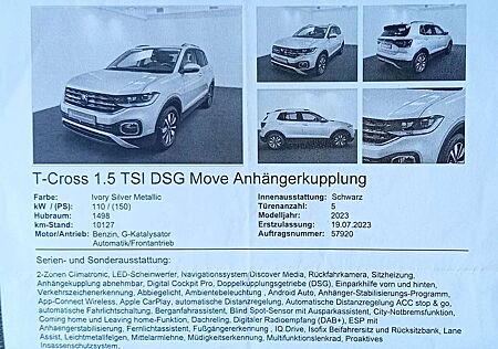 VW T-Cross Volkswagen 1.5 TSI ACT OPF DSG Move