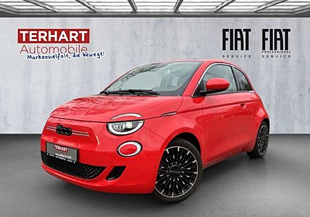 Fiat 500E La Prima ROT foliert, Vollaustattung