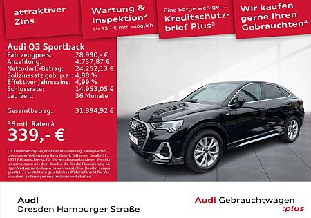 Audi Q3 35 TFSI S line LED Navi