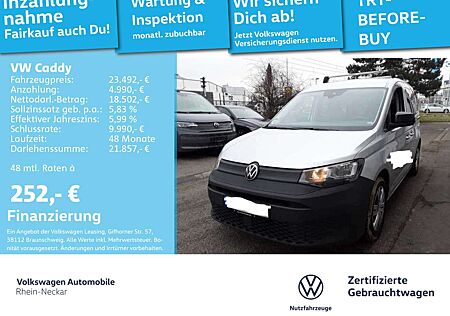 VW Caddy Volkswagen 2.0 TDI Klima Navi 5 Sitze Heckflügeltür u
