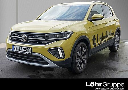 VW T-Cross Volkswagen Style 1.0 TSI DSG Yellow AHV RearView