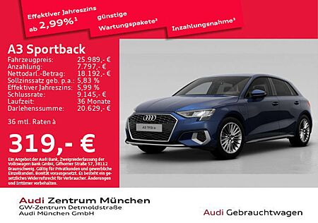 Audi A3 40 TFSI e S tronic advanced Virtual