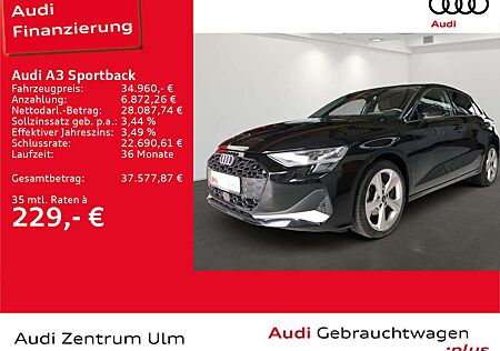 Audi A3 advanced 35 TDI HuD LED NAVI SONOS