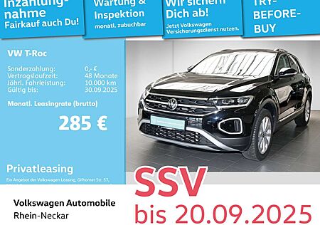 VW T-Roc Volkswagen 1.5 TSI Style DSG Navi AHK LED uvm