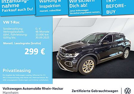 VW T-Roc Volkswagen 1.5 TSI Style DSG Navi AHK LED uvm
