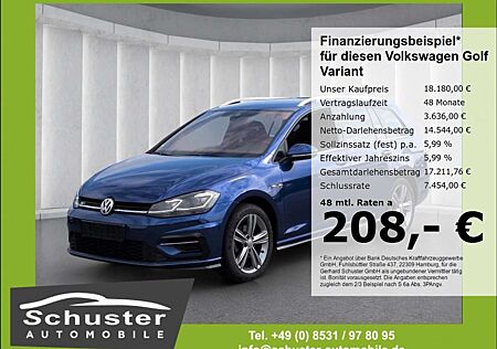 VW Golf Variant Volkswagen VII R-LINE 2.0TDI*DSG AHK LED ACC