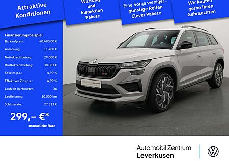 Skoda Kodiaq gebraucht kaufen Skoda Kodiaq RS 4x4 DSG LEDER VIRT KAM SHZ MATRIX P