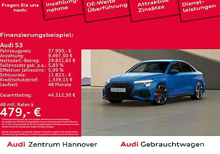 Audi S3 gebraucht kaufen Audi S3 quattro 2.0 TFSI Limousine (EURO 6d)