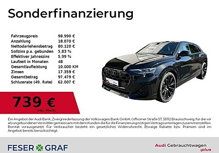Audi SQ8 4.0 TFSI quattro B&O/HUD/360°Cam/AHK/Standhzg.