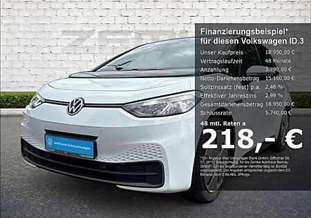 VW ID.3 Volkswagen Pro 1,99% StandHZG Navi Digitales Cockpit LED Klim