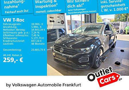 VW T-Roc Volkswagen 2.0 TDI DSG R-Line Navi Sprachbedienung Si