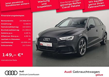 Audi A3 Sportback S line S-TRON LEDER AHK NAVI VIR