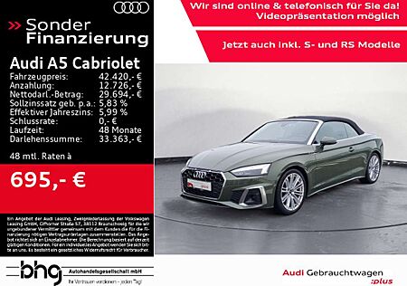 Audi A5 Cabrio 40 TFSI quattro S line MatrixLED Navi