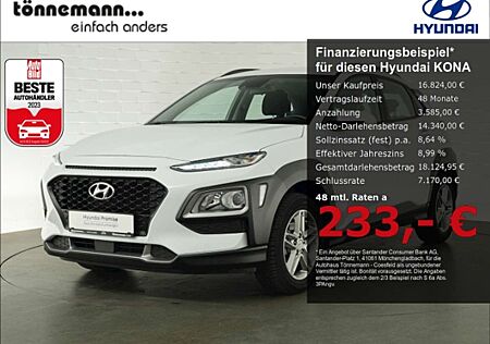 Hyundai Kona T-GDi SOKO NAVI+RÜCKFAHRKAMERA+DAB+SITZHEIZUNG+LED