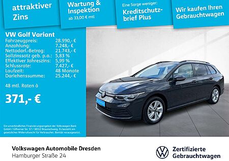 VW Golf Variant Volkswagen Golf VIII Variant Life 2.0 TDI LED ACC PDC LANE