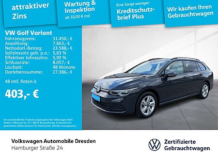 VW Golf Variant Volkswagen Golf VIII Variant Life 2.0 TDI LED ACC PDC LANE