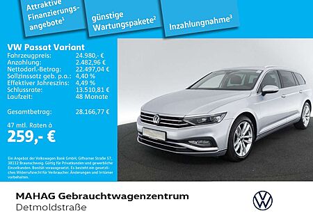 VW Passat Variant Volkswagen 2.0 TDI 4Mot. Elegance Navi LED K