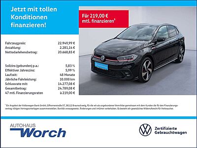 Volkswagen Polo GTI 2.0 TSI DSG CLIMATRONIC+LED+SHZ