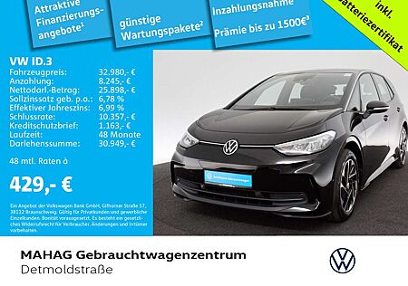 VW ID.3 Volkswagen Pro 150kW 1-Gang-Automatik LED Navi Wärmepu