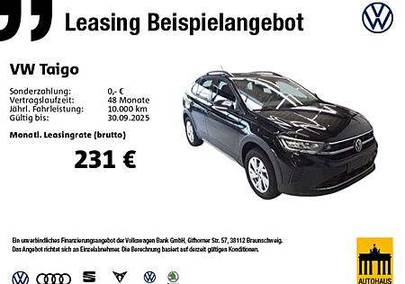 VW Taigo Volkswagen 1.0 TSI Life DSG *LED*PDC+*SHZ*
