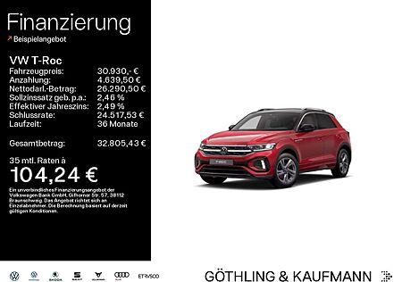 VW T-Roc Volkswagen R-Line 1.5 TSI*NAVI*STDHZG*IQ-Light*KAM*Al