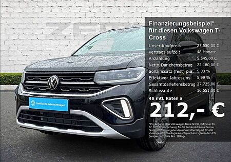 VW T-Cross Volkswagen 1.0 TSI DSG Life Digitales Cockpit LED Blendfreies