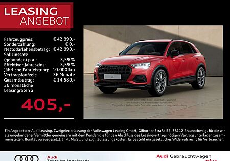 Audi Q3 40 TFSI qu S line LED AHK ACC NAVI advanced