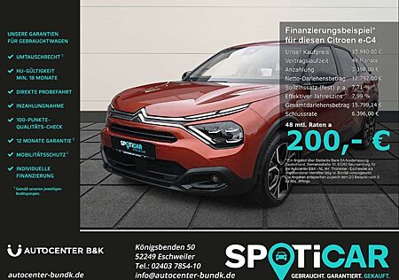 Citroën E-C4 Electric Citroen 136 FEEL PACK Navi Klimaautomatik 3D Navi Sitzheiz