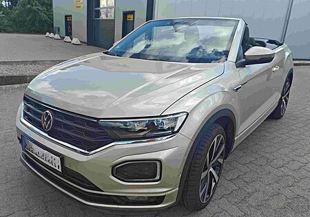 VW T-Roc Volkswagen Cabrio R-Line 1,5 TSI Ivory Silver Metallic Leder