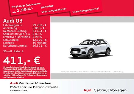 Audi Q3 35 TFSI Navi+/Virtual/PDC+