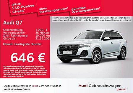 Audi Q7 50 TDI qu. S line AHK/Pano/7-Sitzer/Matrix
