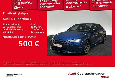 Audi A3 35 TFSI S tronic 2xS LINE/PANO/LM19