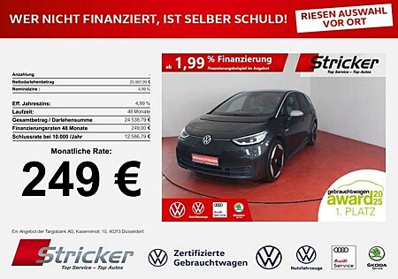 VW ID.3 Volkswagen 1st Max 150/58 249,-ohne Anzahlung ACC Pano HUD