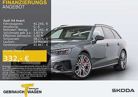 Audi A4 40 TFSI Q 2 x S LINE LM19 KAMERA NAVI+