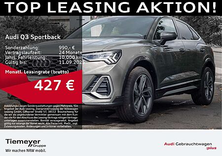 Audi Q3 40 TDI Q 2x S LINE LM19 LEDER AHK K