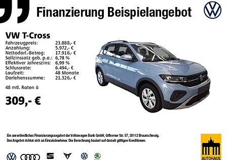 VW T-Cross Volkswagen 1.0 TSI Life DSG *Digi.C-Pro*ACC*SHZ*