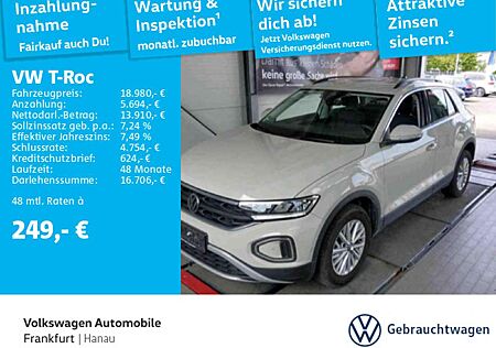 VW T-Roc Volkswagen 1.0 TSI Life Spurhalteassistent LED-Rückle