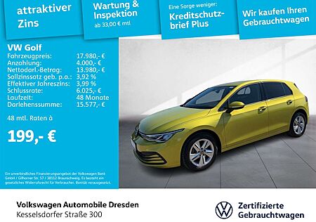 VW Golf Volkswagen VIII 1.5 TSI Life DAB PDC Navi LED