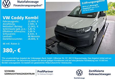 VW Caddy Volkswagen 2.0 TDI *LANE*FRONT*8-fach bereift