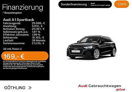 Audi A1 30 TFSI S line*Sonos*LED*Virtual*Na