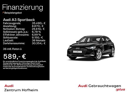 Audi A3 35 TDI Advanced S tro*Sonos*HUD*LED