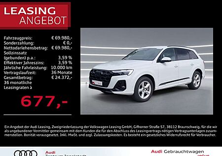 Audi Q7 55 TFSI e qu S line MATRIX Luft AHK HuD 21"