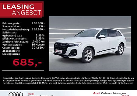 Audi Q7 55 TFSI e qu S line MATRIX Luft AHK HuD 21"