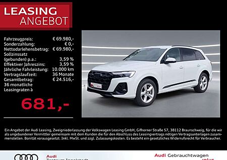 Audi Q7 55 TFSI e qu S line MATRIX Luft AHK HuD 21"