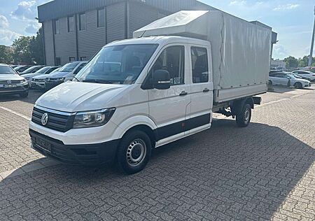 VW Crafter Volkswagen 35 PRITSCHE-DOKA*LANG*KLIMA*MFL*7xSITZER