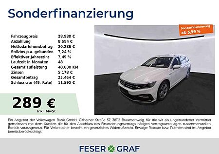 VW Passat Variant Volkswagen R-Line 2.0TDI 147kW DSG AHK Matrix
